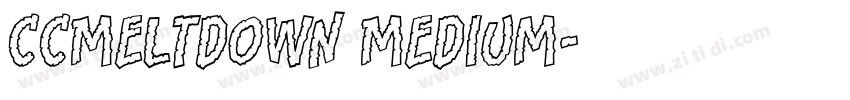 CCMeltdown Medium字体转换